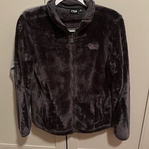 grey super soft medium fila jacket